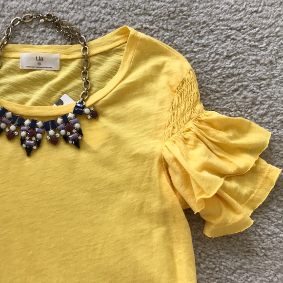 {Anthropologie} Sappho Ruffled Top - Picture 3 of 8